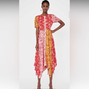 Zara Patchwork Dress, rare special edition!